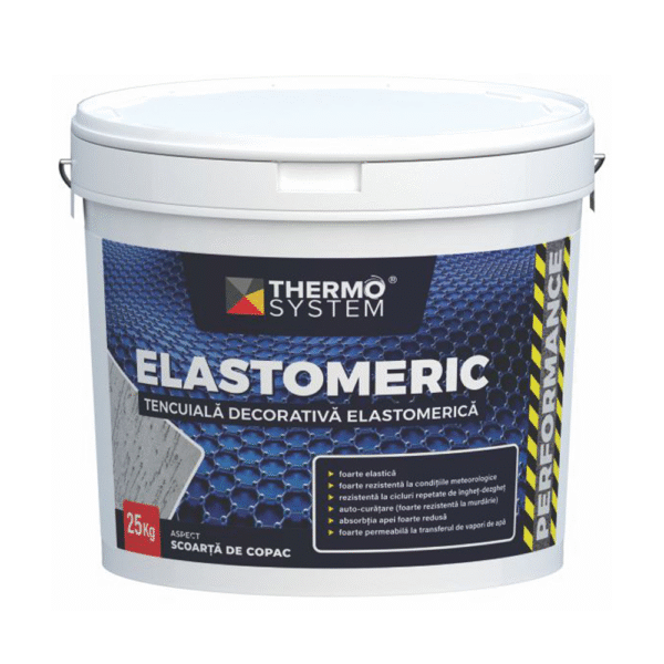 TENCUIALA DECORATIVĂ ELASTOMERICĂ 25kg ALBA